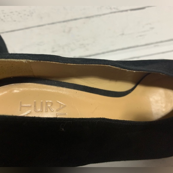 Naturalizer Women’s Pumps Size 8.5W | Black Suede with Glitter Block Heel - Picture 12 of 15